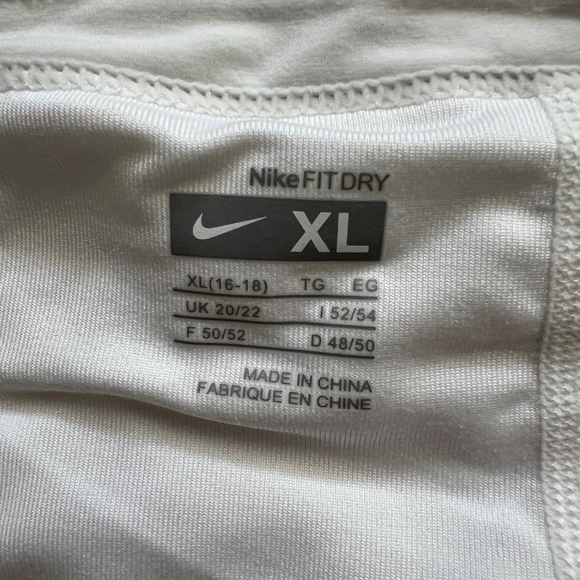 Nike Dri-FIT Women's Tennis/Pickleball White Flouncy Skort Size XL EUC - Picture 5 of 8